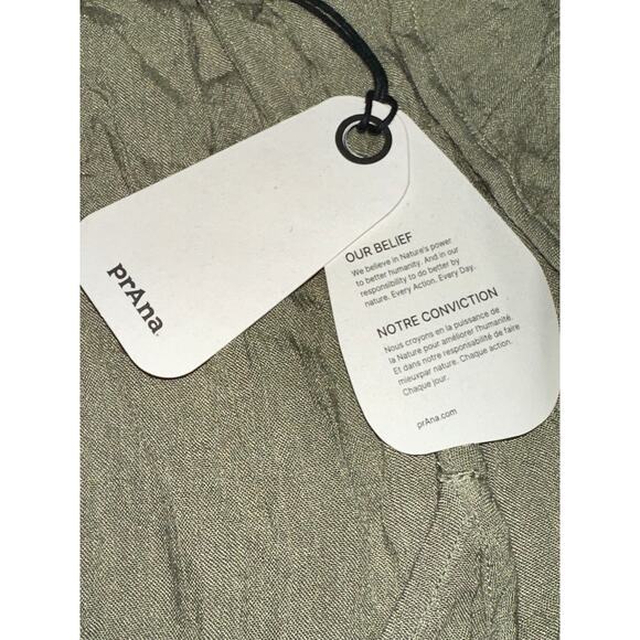 prAna Fernie Wide Leg Jumpsuit Romper Sweet Agave Large Beach Coverup NWT - Picture 6 of 14